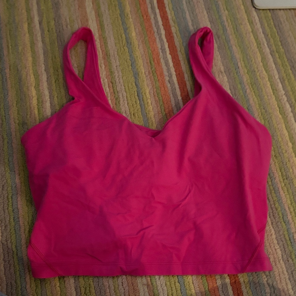 Lululemon Women's sonic Pink align  Top